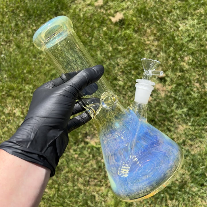 50 X 5 Fumed Beaker Bong 10" Glass Pipe TG