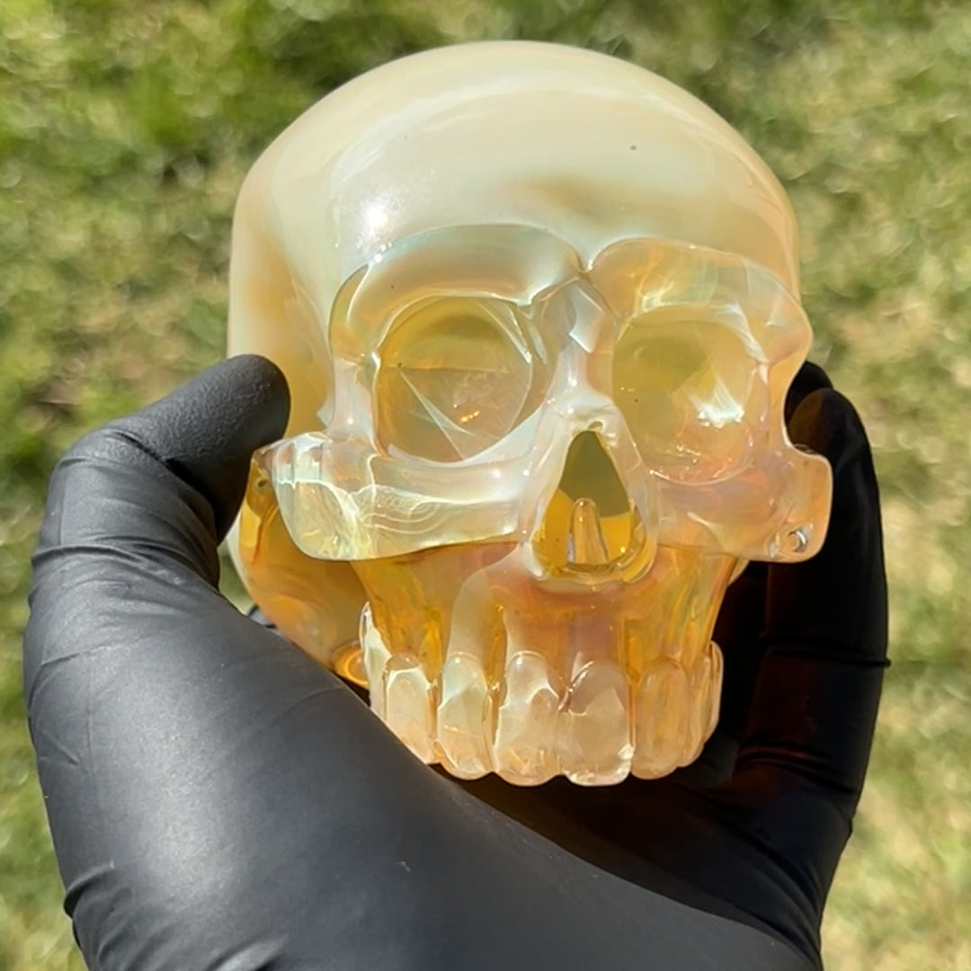 Glass Skull Pipe Glass Pipe Deviant Glass