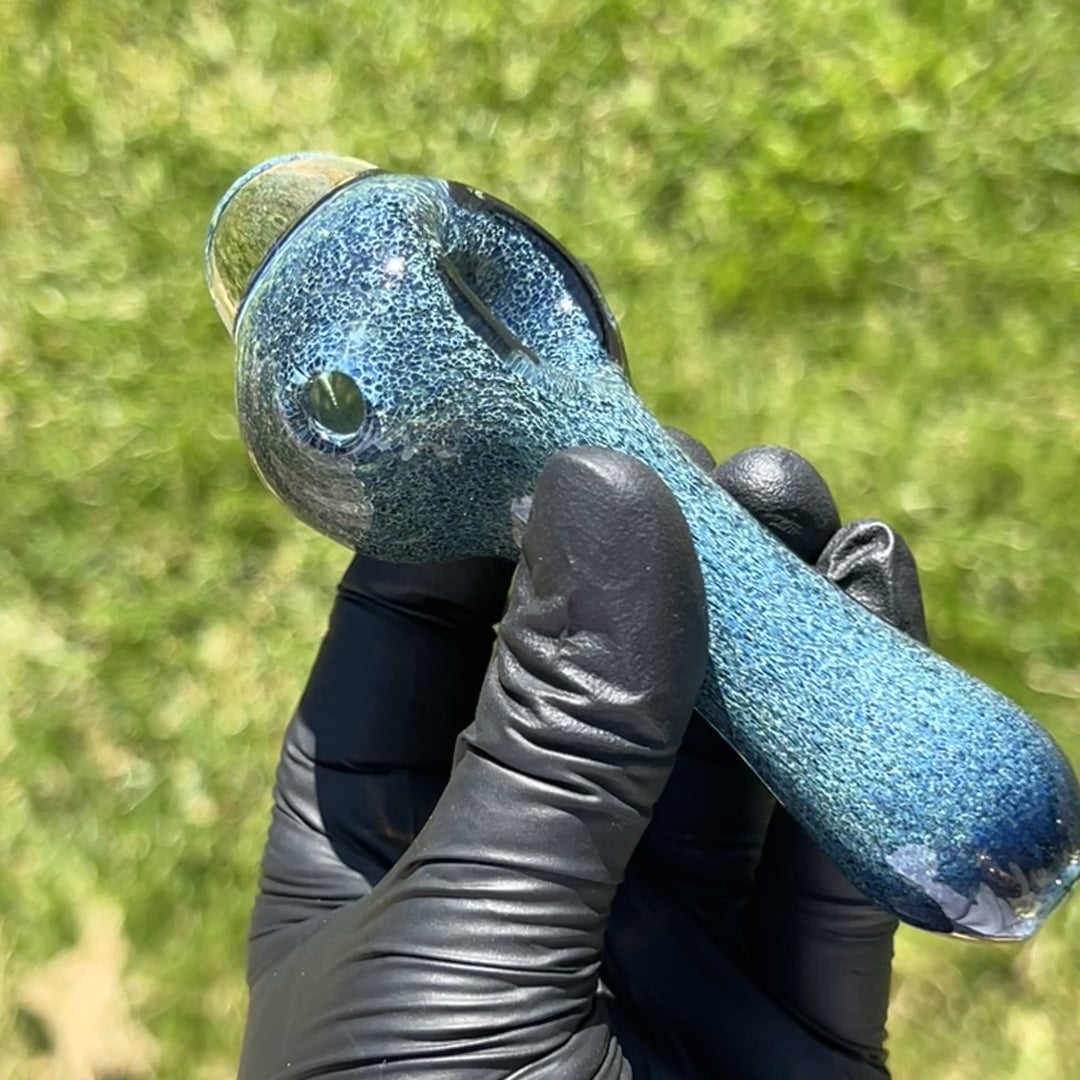 Salish Blue Pipe Glass Pipe Schutz Glass