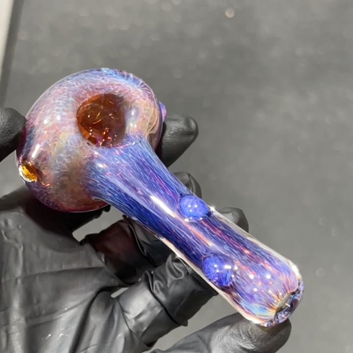 Thick Purple Pipe Glass Pipe Chuck Glass