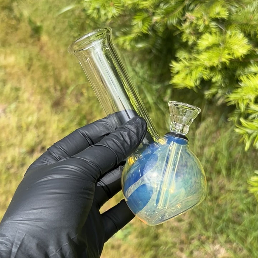 5" Fumed Mini Bong Glass Pipe Mary Jane's Glass