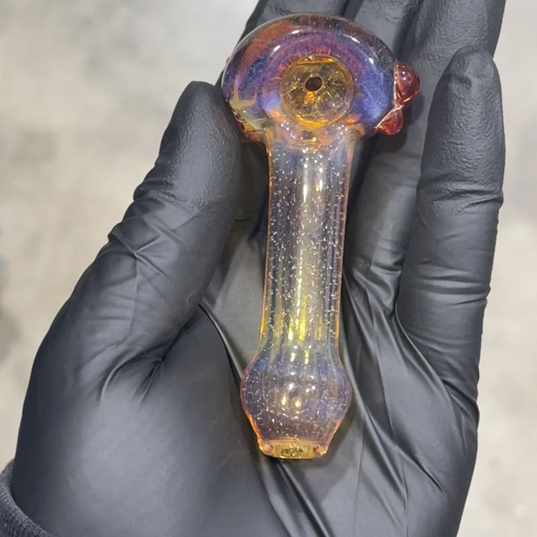 Frit Pocket Spoon Glass Pipe T-Bag Glass