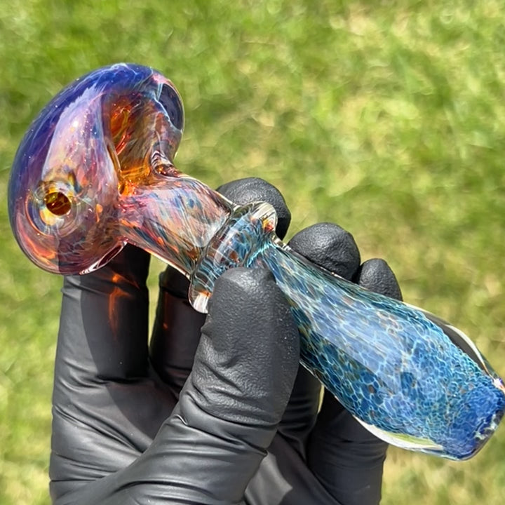 Mushroom Purple Magic Pipe Glass Pipe Beezy Glass