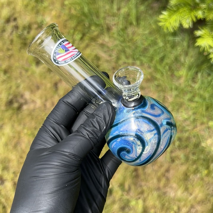 5" Fumed Mini Bong Glass Pipe Mary Jane's Glass