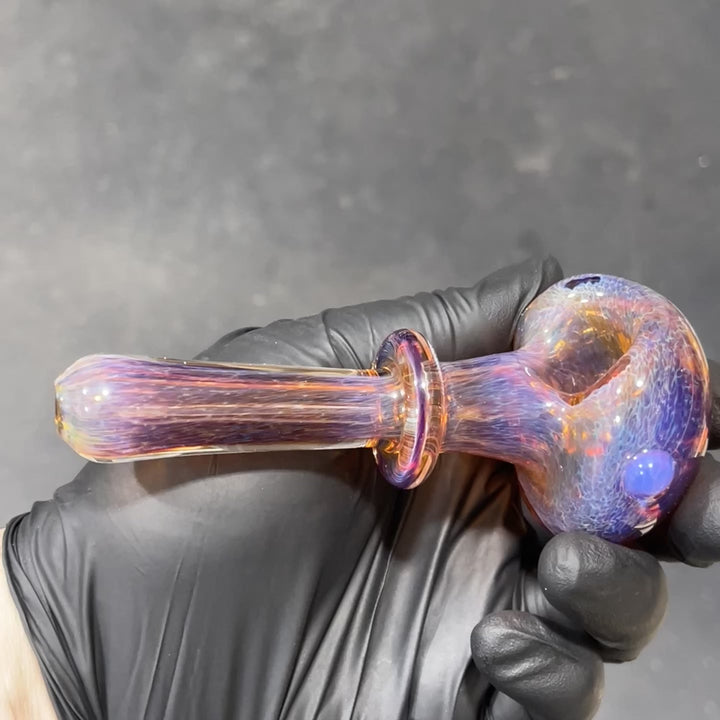 Thick Purple Pipe Glass Pipe Chuck Glass