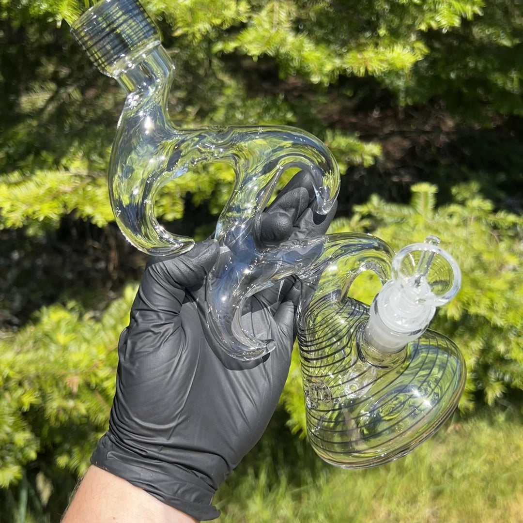 10" Horned Zong Beaker Glass Pipe TG