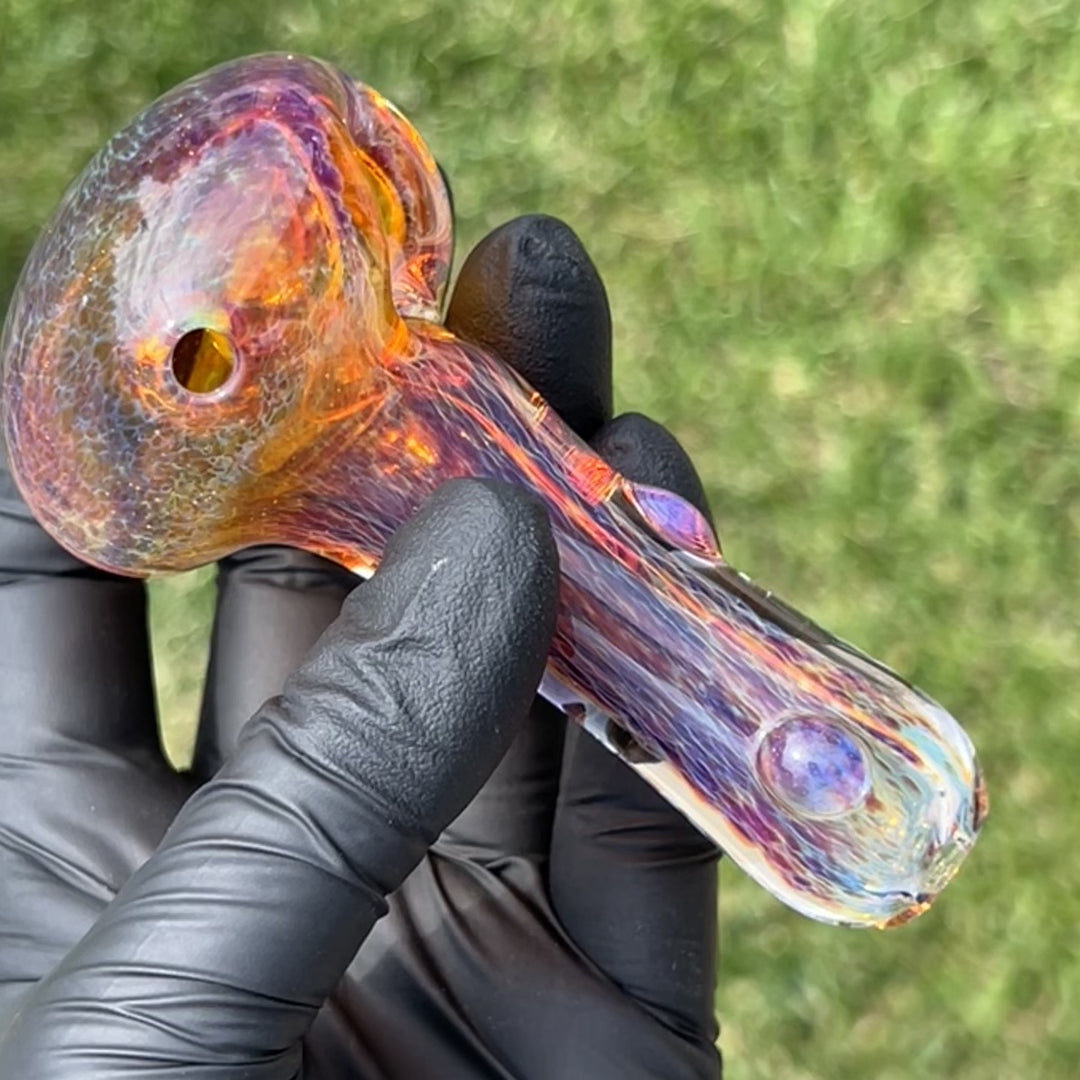 Thick Purple Pipe Glass Pipe Chuck Glass