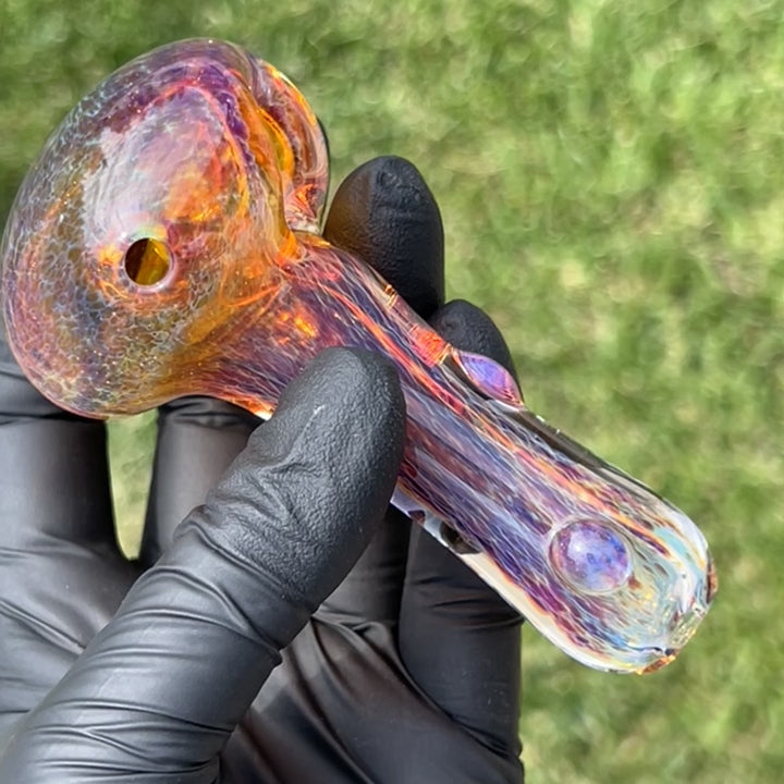 Thick Purple Pipe Glass Pipe Chuck Glass