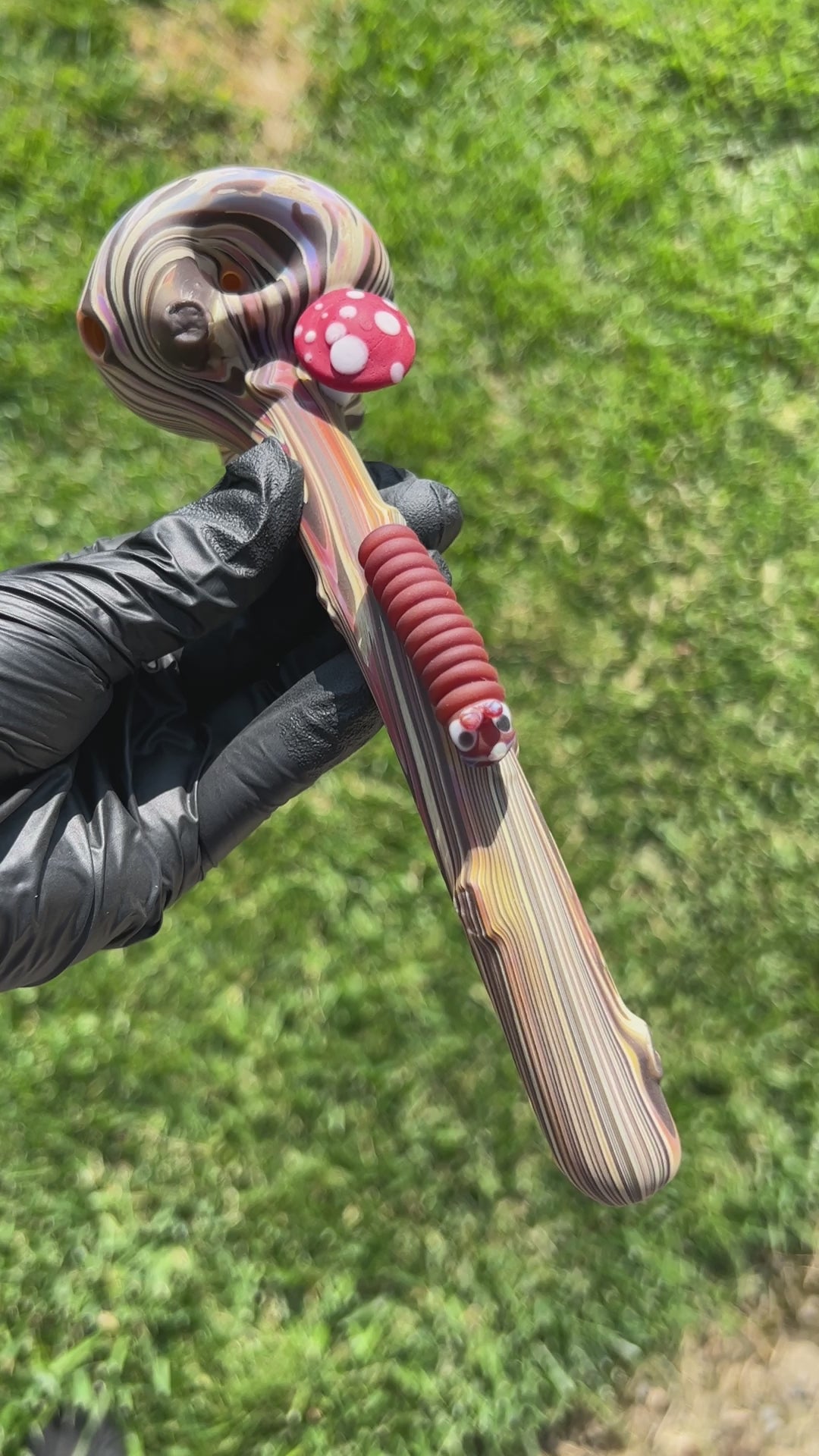 Wood Grain Caterpillar Gandalf Pipe