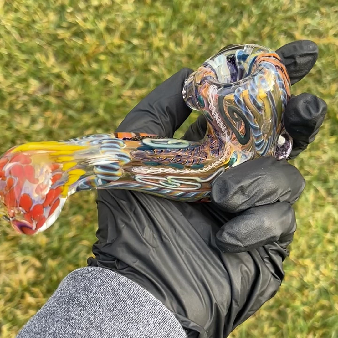 Molten Chaos Inside Out Sherlock Glass Pipe Molten Imagination