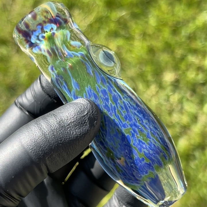 Purple Haze Sparkle Chillum Glass Pipe Tako Glass