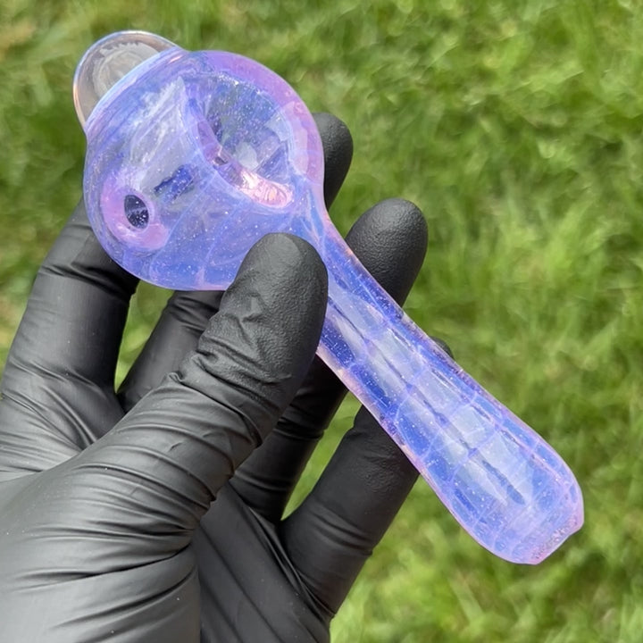 Purple Slyme Coil Glass Pipe