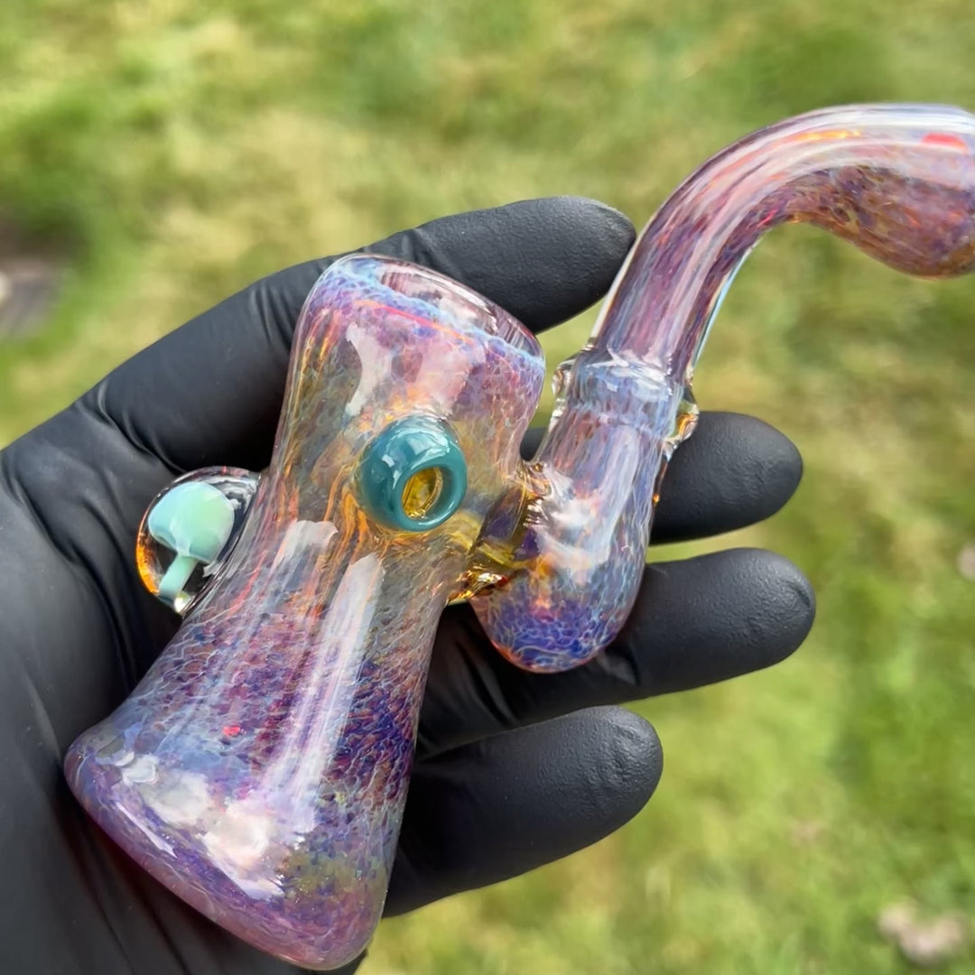 Purple Magic Mushroom Opal Standup Sherlock Bubbler