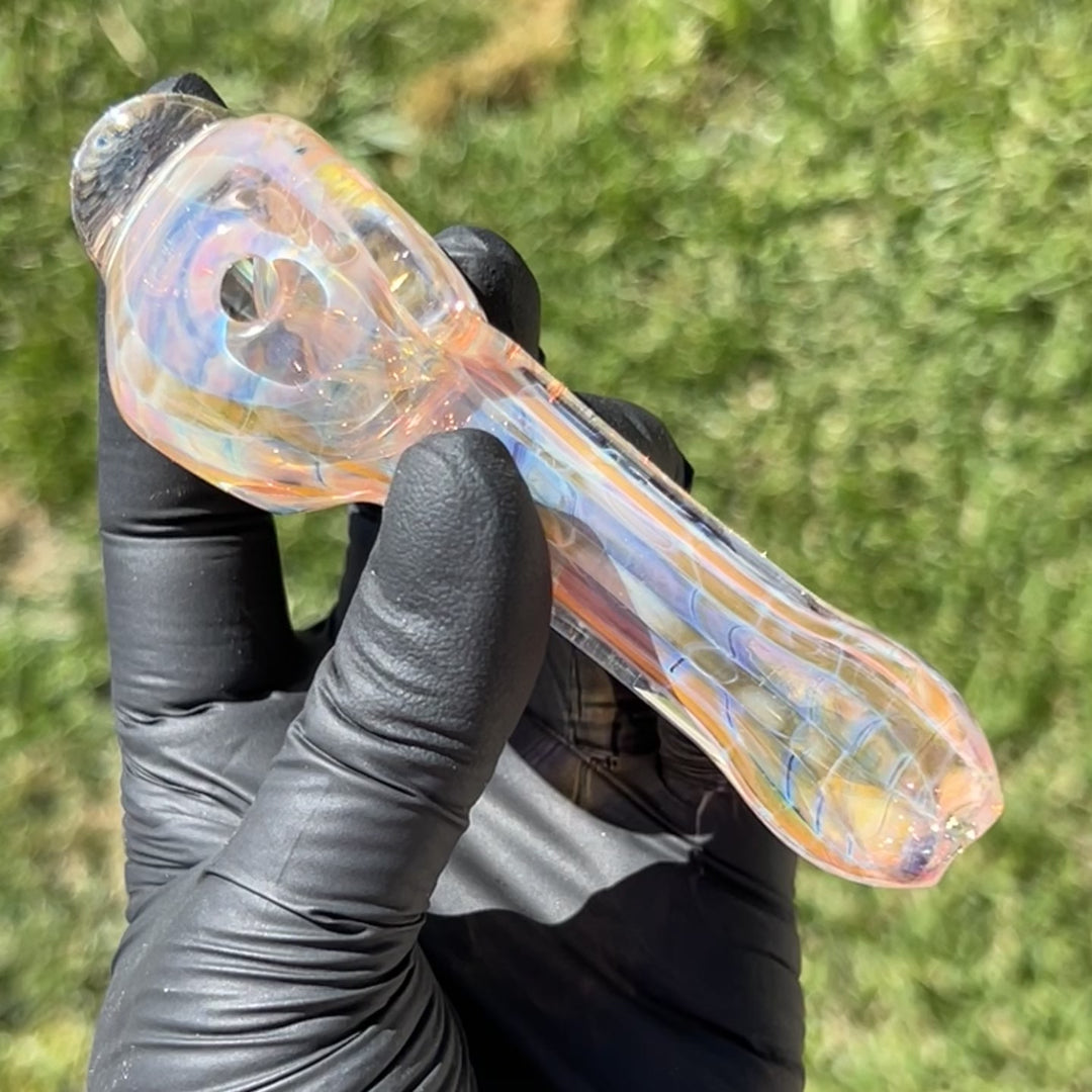 Coil I.O. Fumed Spoon Glass Pipe Schutz Glass