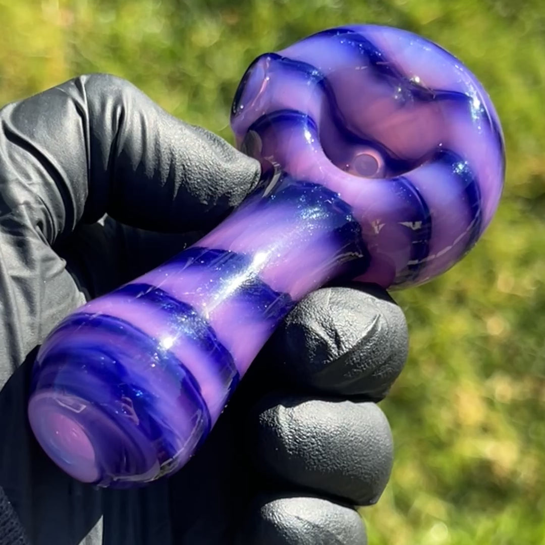 Cheshire Cat Spoon Glass Pipe Jedi Glassworks