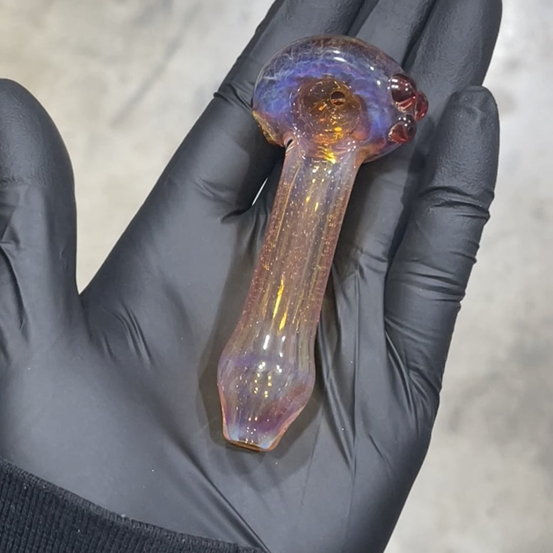 Frit Pocket Spoon Glass Pipe T-Bag Glass