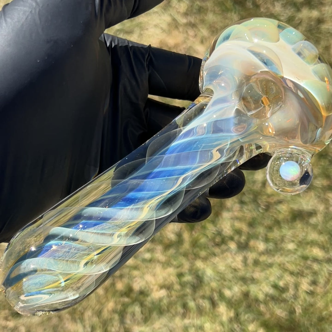 Egyptian Glass Opal Pipe