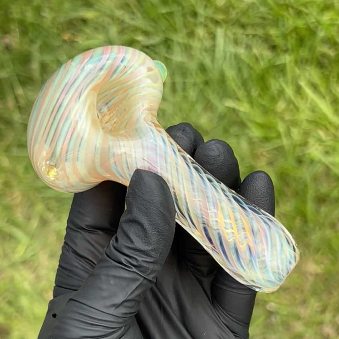 Thick Fume Pipe Green Slyme Marble