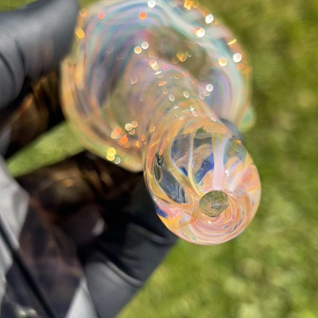 Thick Fume Pipe Green Slyme Marble