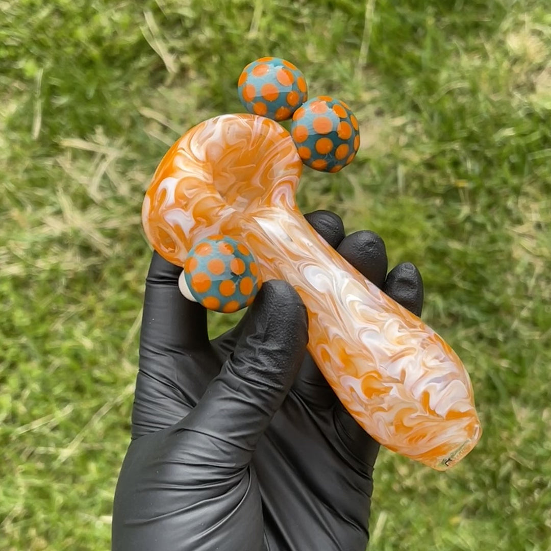 Mushroom Glass Pipe Glass Pipe GXG Studio