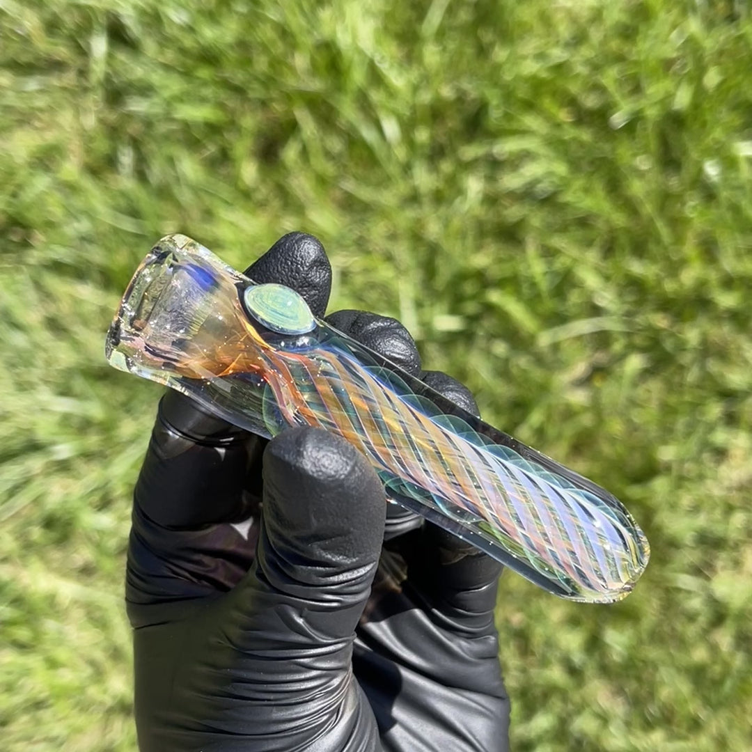 Thick Fume Chillum Glass Pipe Chuck Glass