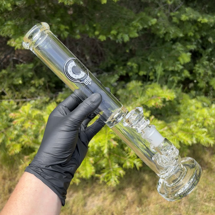 38mm Single Ratchet Tube 12" Glass Pipe C2 Custom Creations