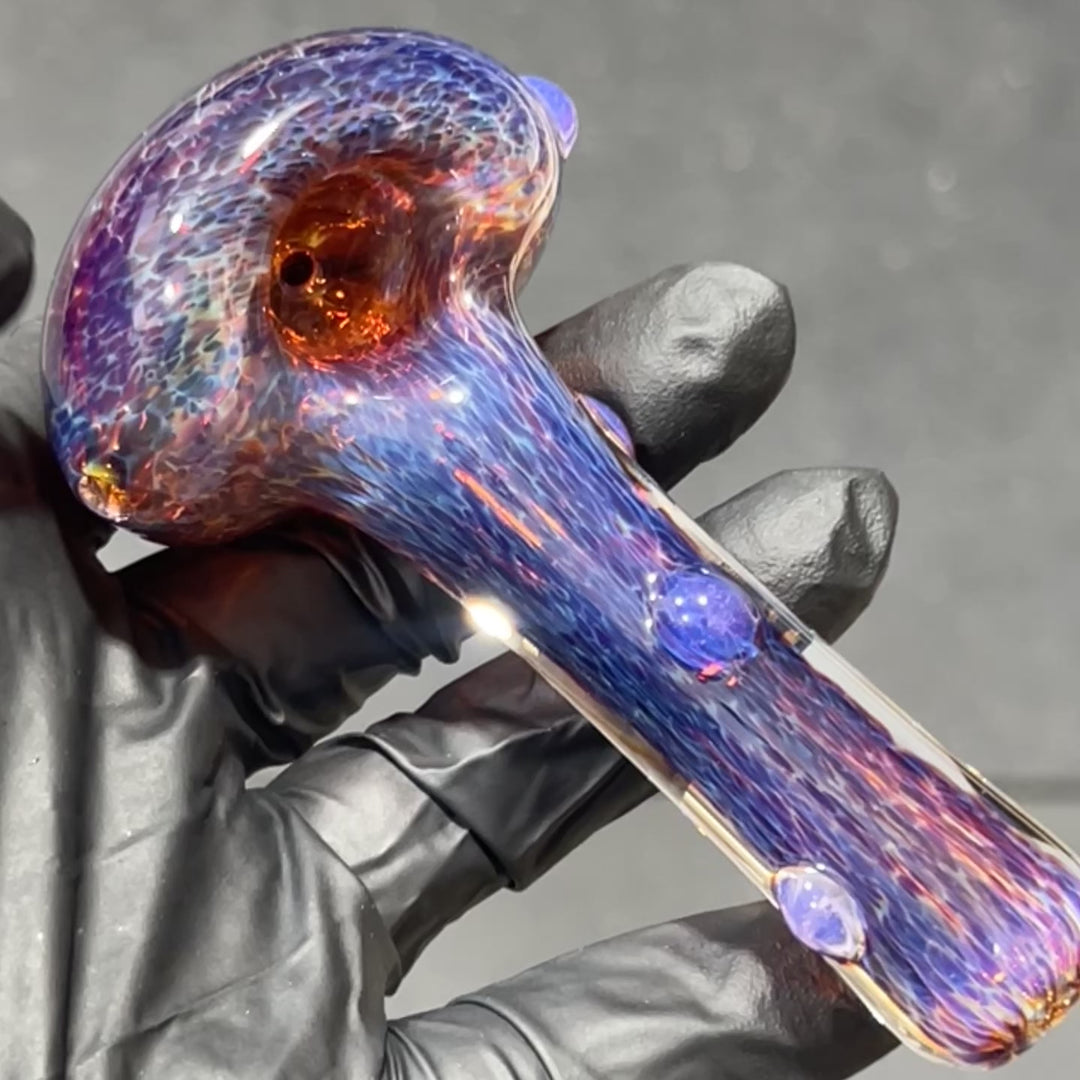 Thick Purple Pipe Glass Pipe Chuck Glass