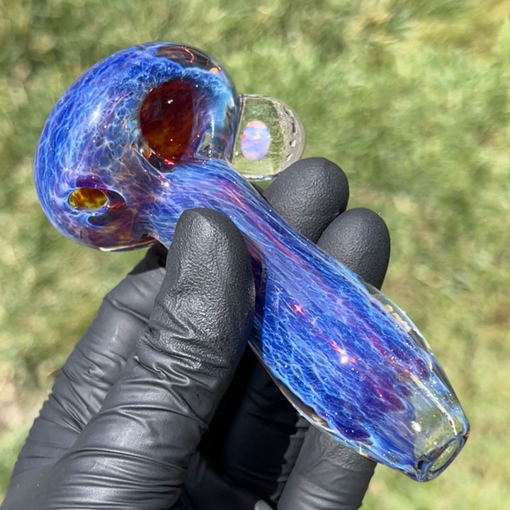 Purple Nebula Opal Pipe