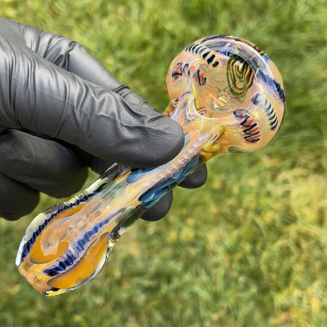 Super Chunky Inside Out Spoon Glass Pipe Tiny Mike