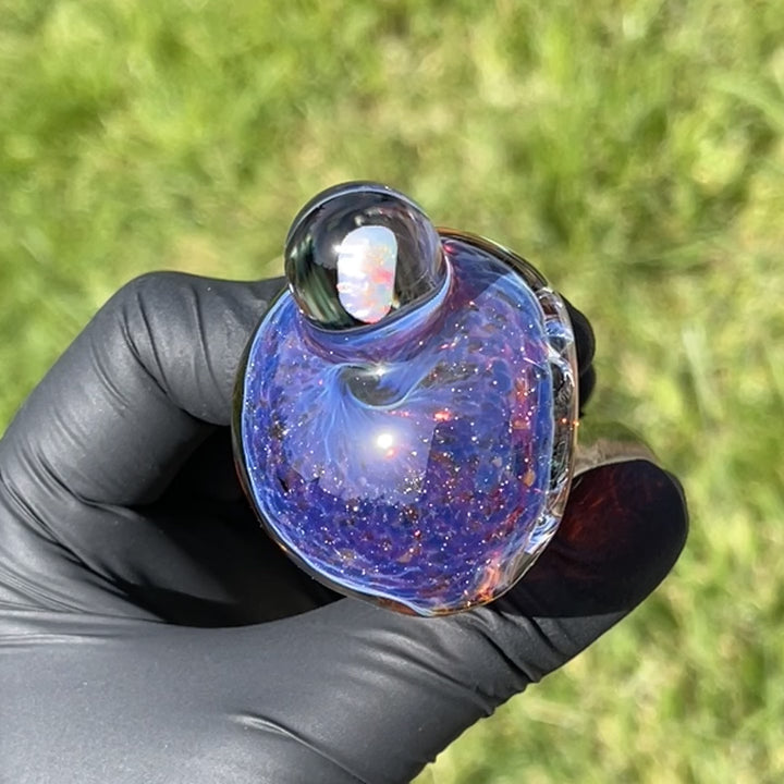 Purple Magic Opal Marble Pipe