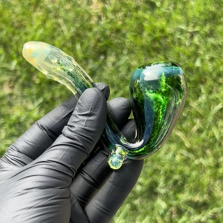 Fumed Swoop Sherlock Glass Pipe Orosboro Glass