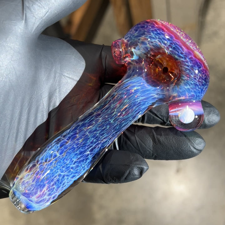 Purple Nebula Telemagenta Opal Pipe Glass Pipe Tako Glass