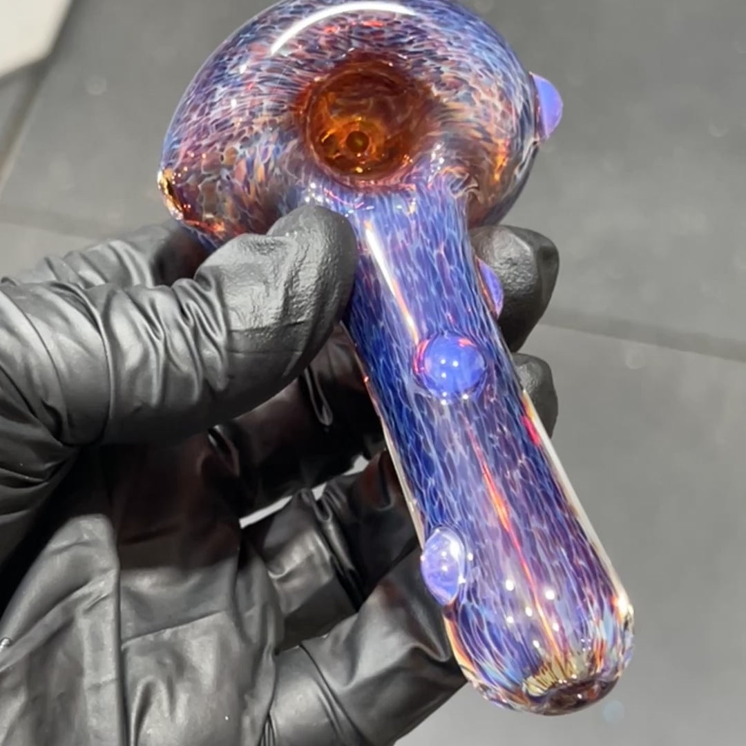 Thick Purple Pipe Glass Pipe Chuck Glass