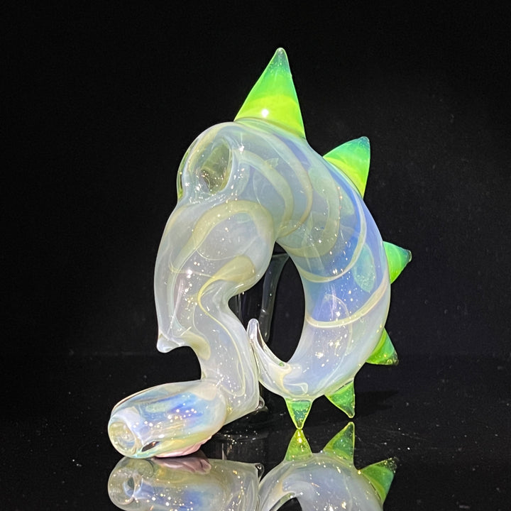 Dragon Spike Sherlock 3 Glass Pipe Sand to Hand   