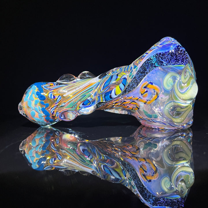 Molten Ribbon WigWag Pipe 12 Glass Pipe Molten Imagination   