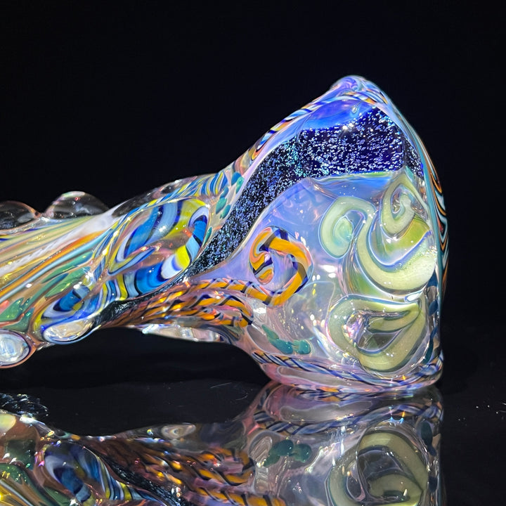 Molten Ribbon WigWag Pipe 12 Glass Pipe Molten Imagination   