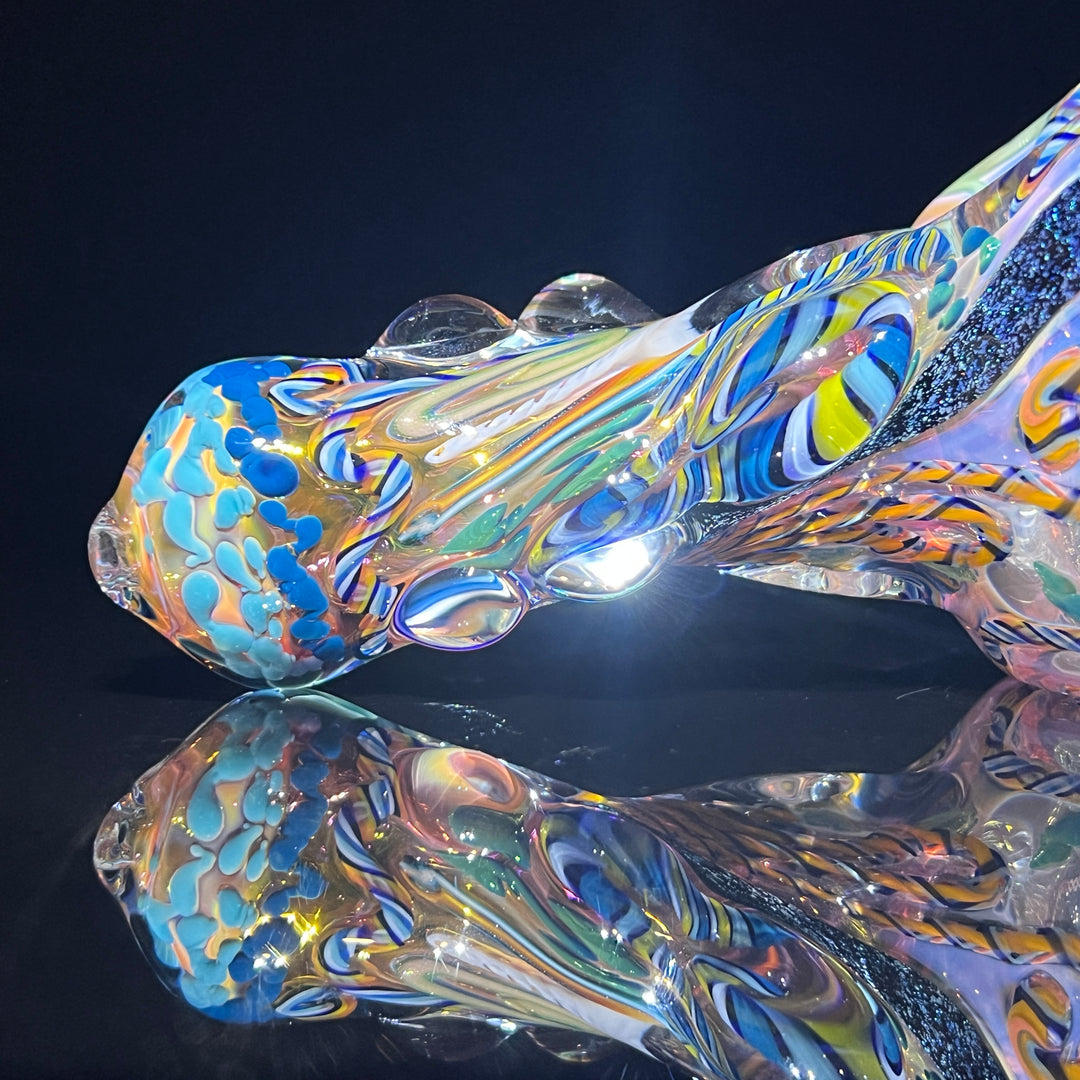 Molten Ribbon WigWag Pipe 12 Glass Pipe Molten Imagination   