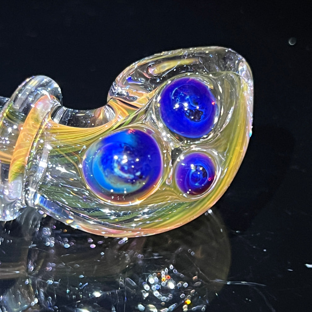 Fumed Line Work Sherlock Glass Pipe Boro Lyon   