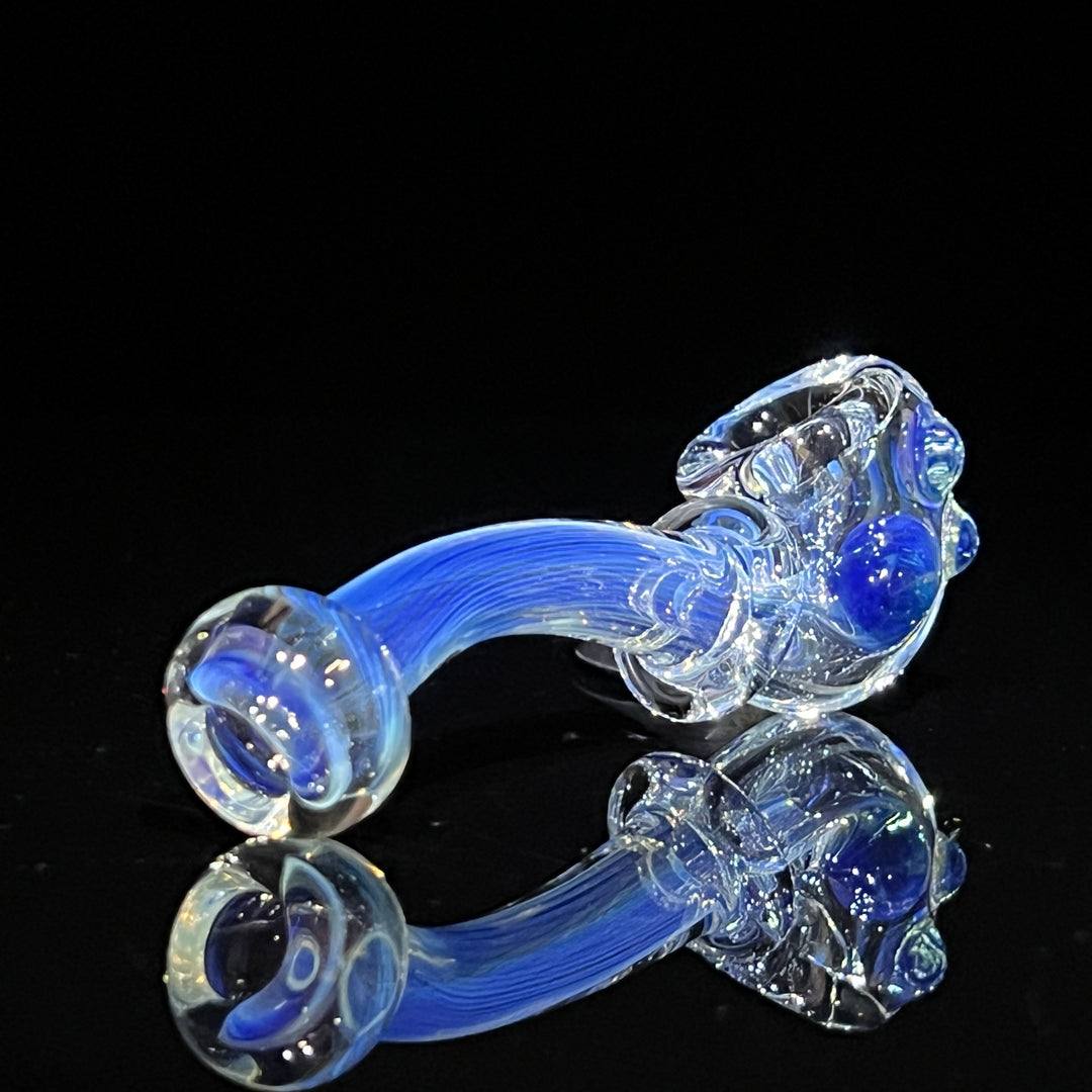 Fumed Line Work Sherlock Glass Pipe Boro Lyon   