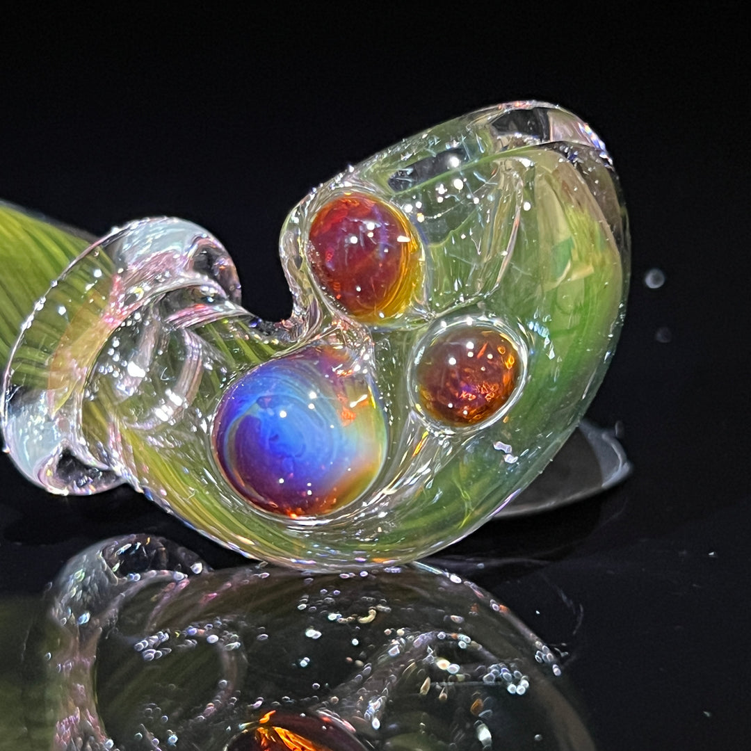 Fumed Linework Sherlock 20 Glass Pipe Boro Lyon   