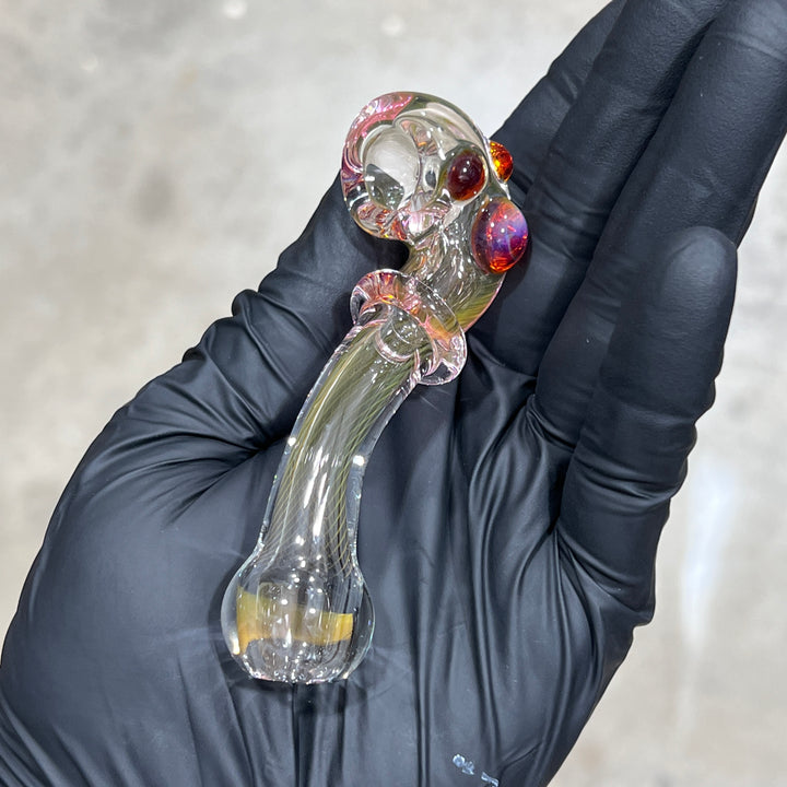 Fumed Linework Sherlock 20 Glass Pipe Boro Lyon   