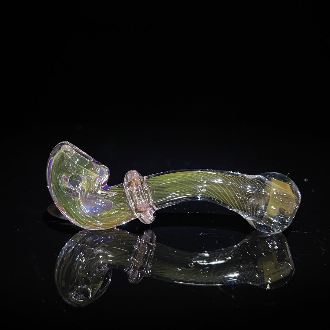 Fumed Linework Sherlock 20 Glass Pipe Boro Lyon   