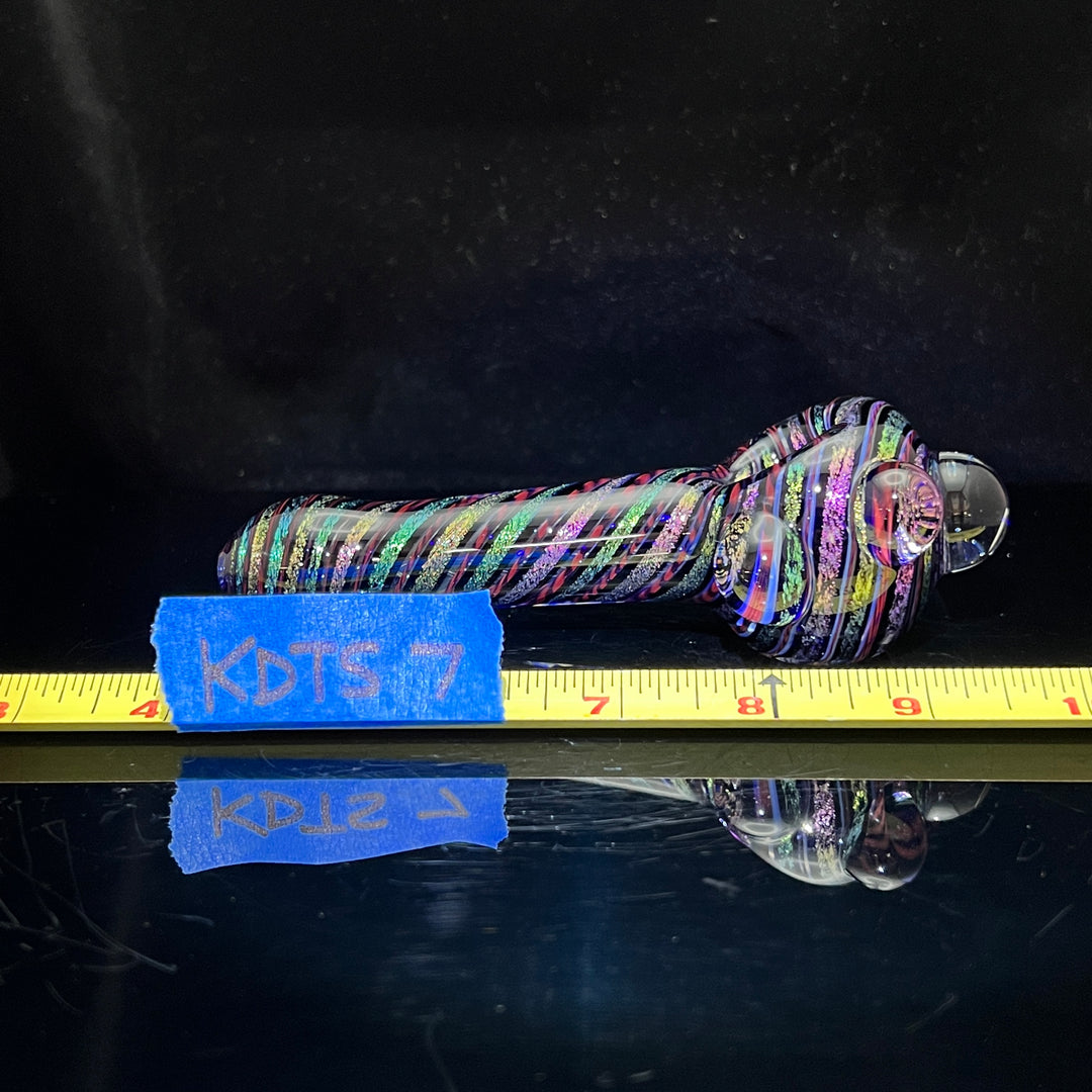 Large Dichro Twist Pipe 7 Glass Pipe Kevin McMurray   