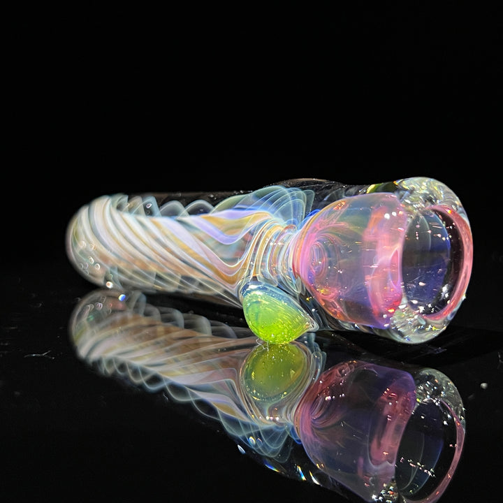 Thick Fume Chillum 3 Glass Pipe Chuck Glass   