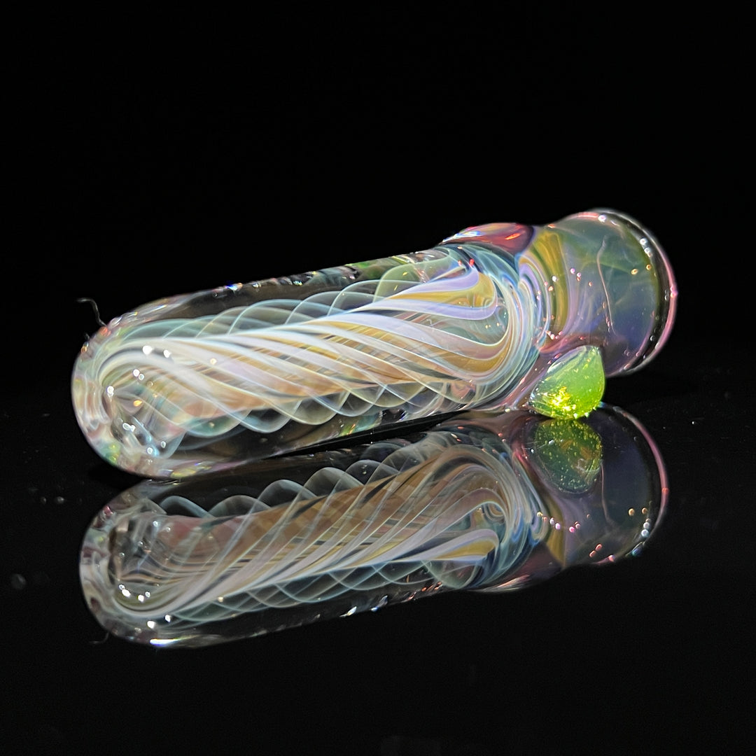 Thick Fume Chillum 3 Glass Pipe Chuck Glass   