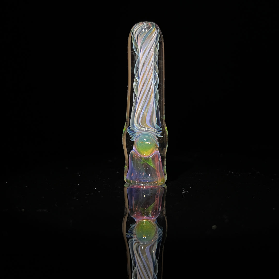 Thick Fume Chillum 3 Glass Pipe Chuck Glass   