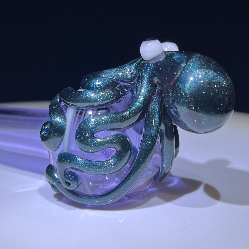 Sparkle Black OctoPipe Glass Pipe Glass Distractions   