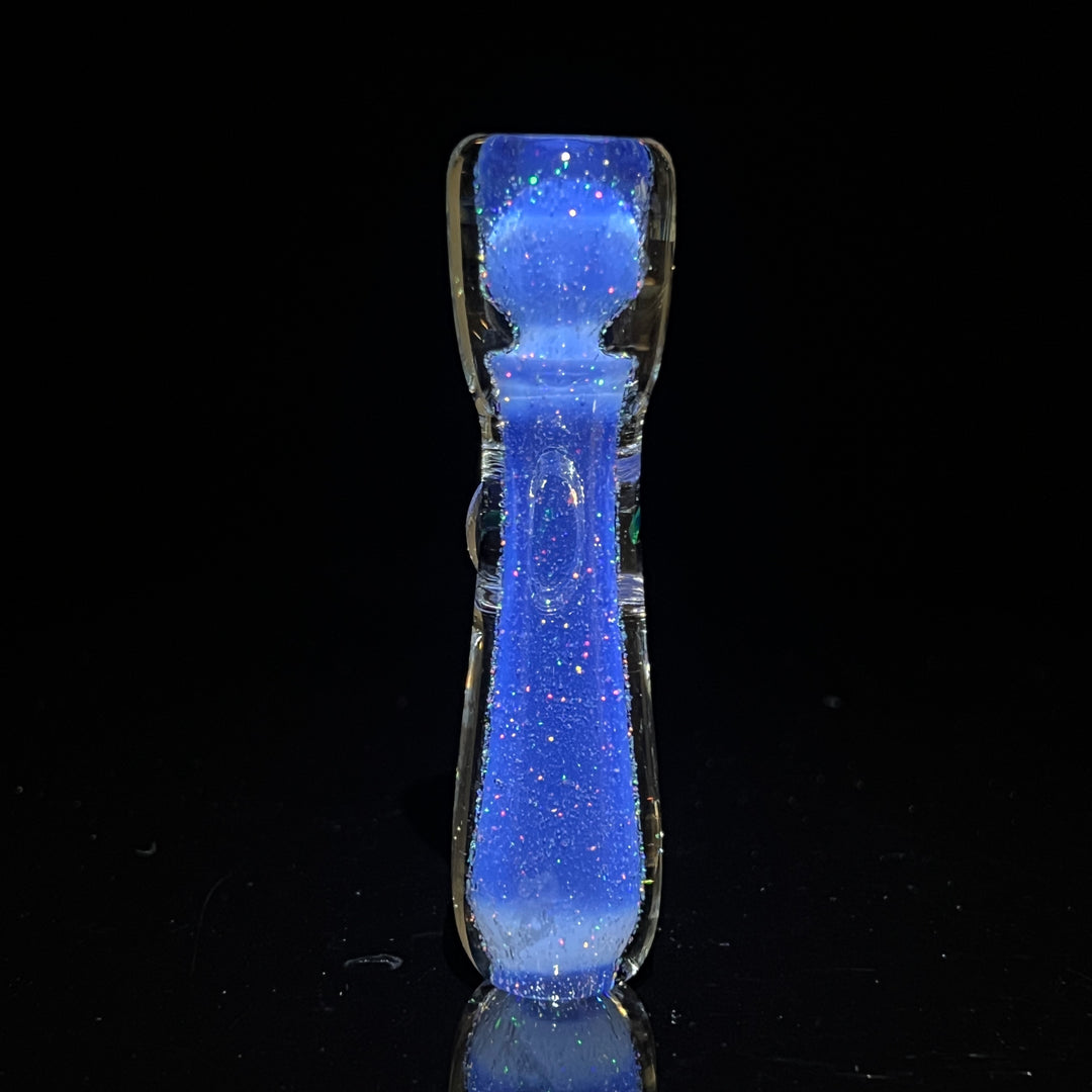 Crescent Moon Opal Portal Chillum 5 Glass Pipe Tako Glass   