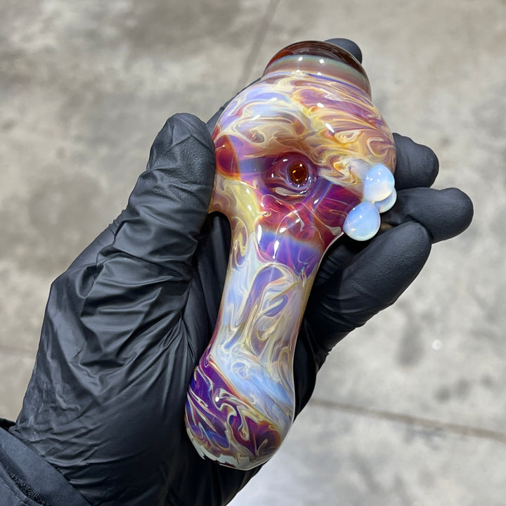 Rone Marbled Glass Pipe 7 Glass Pipe Rone Glass   