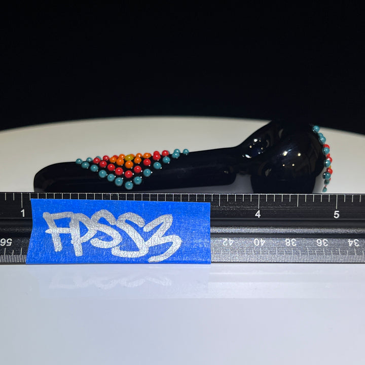 Dot Spoon Small 3 Glass Pipe Fiona Phoenix Fire   